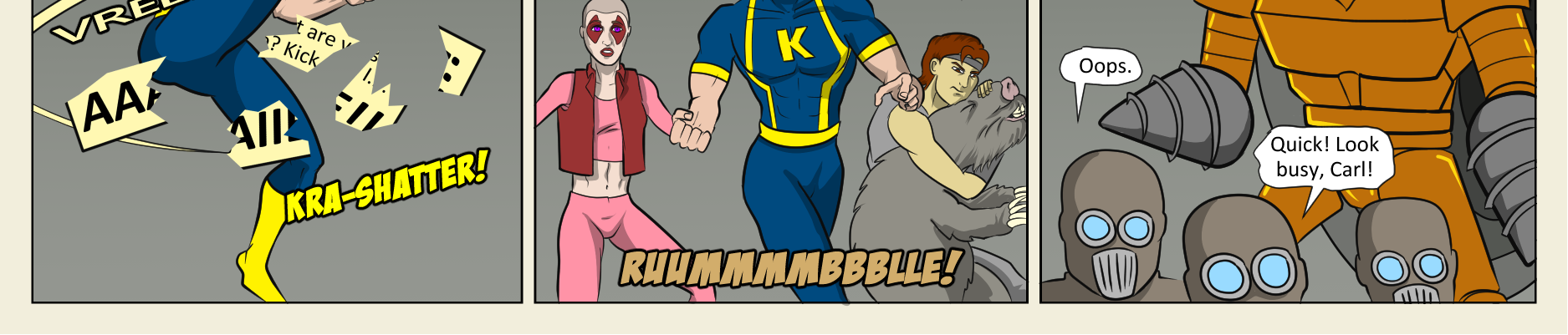 Kickman - Episode 23, Page 16: 23 Enemy Lines
