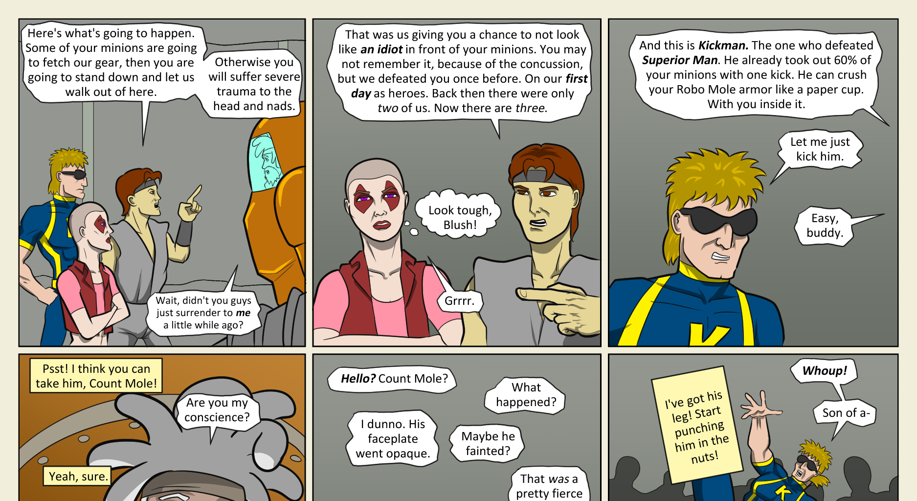 Kickman - Episode 23, Page 17: 23 Enemy Lines