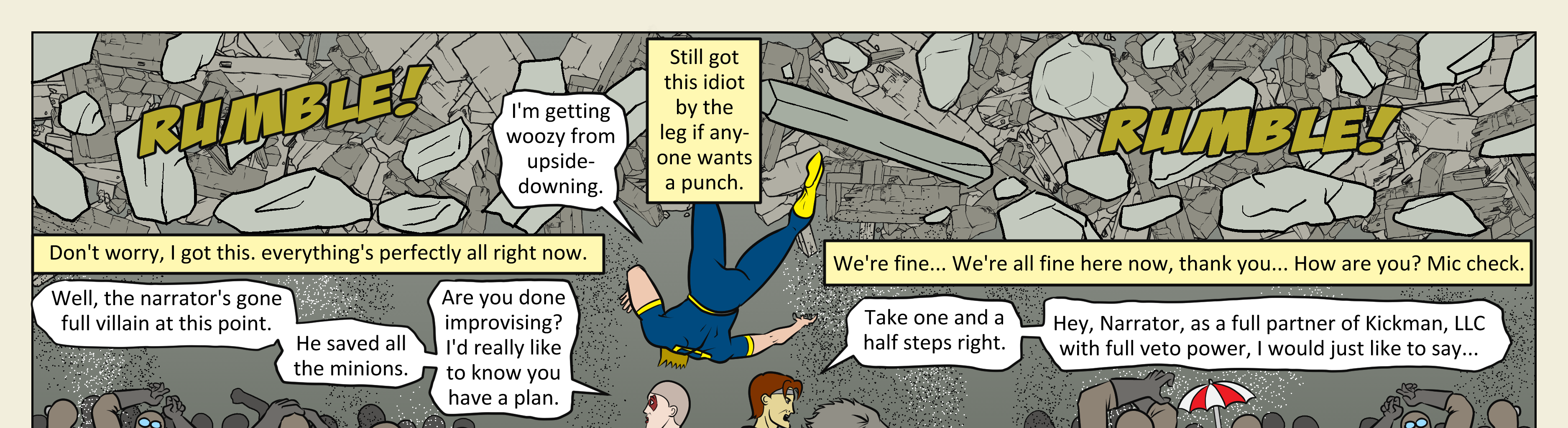 Kickman - Episode 23, Page 19: 23 Enemy Lines