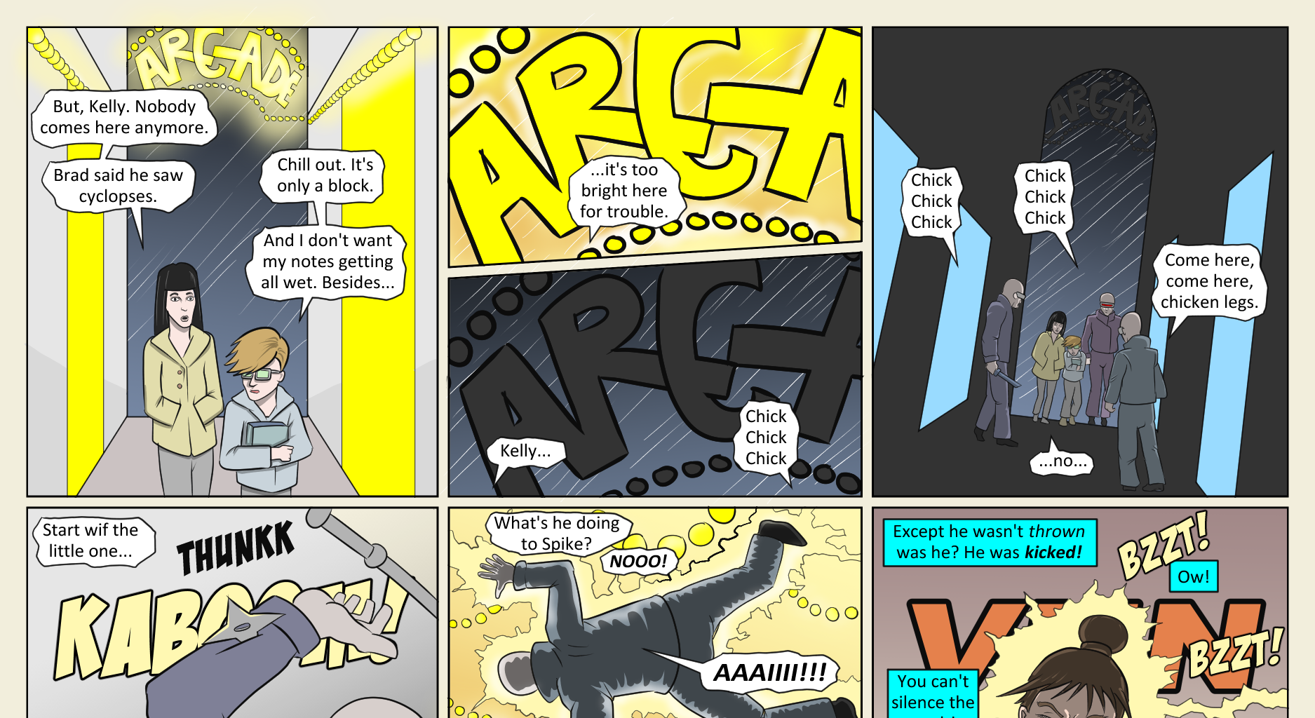 Kickman - Episode 24, Page 2: 24 Psyops