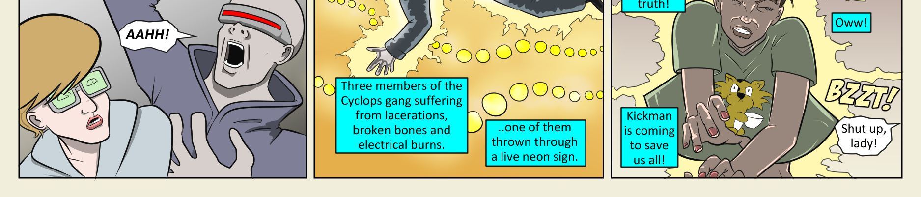 Kickman - Episode 24, Page 2: 24 Psyops