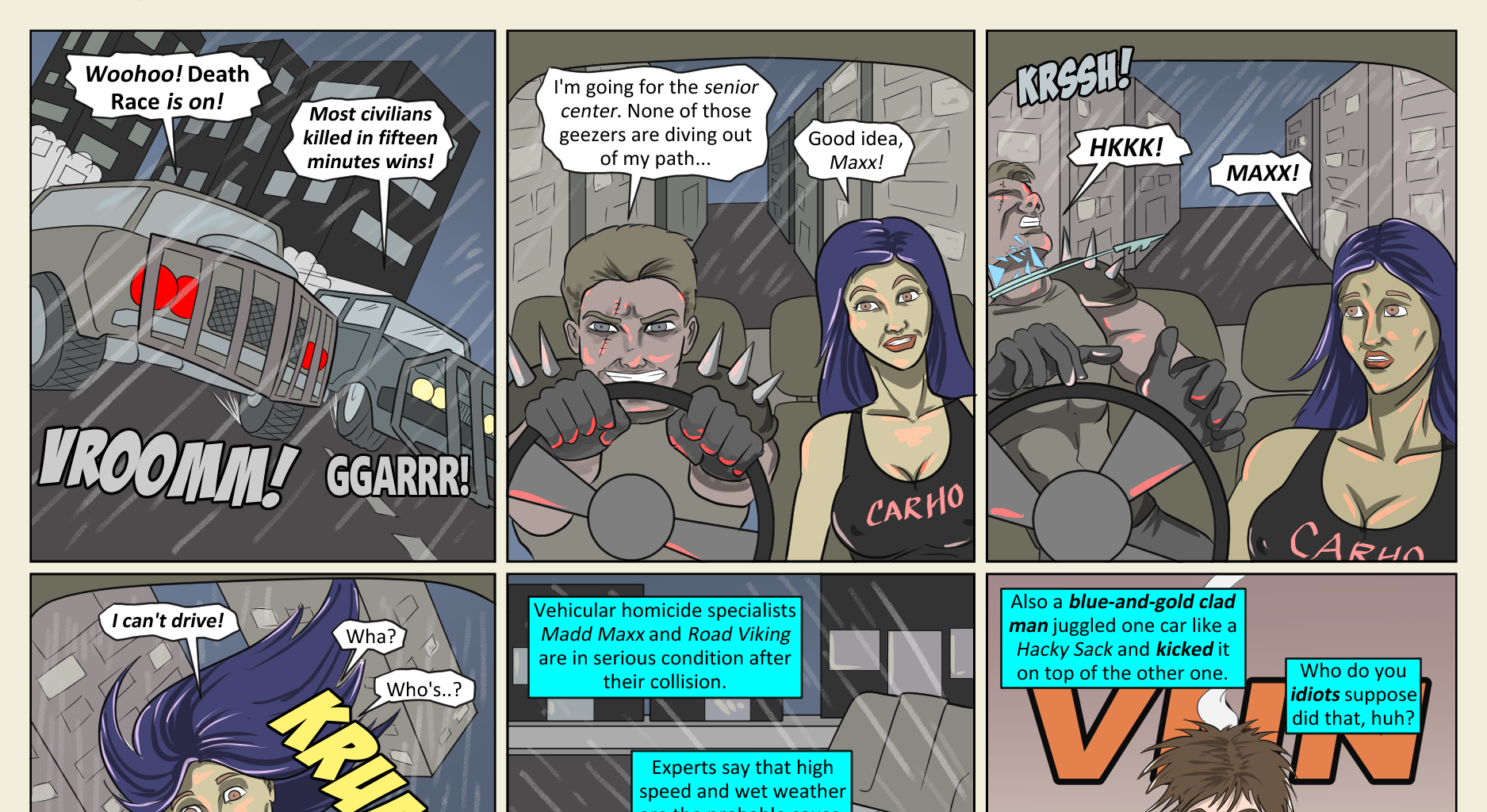 Kickman - Episode 24, Page 3: 24 Psyops