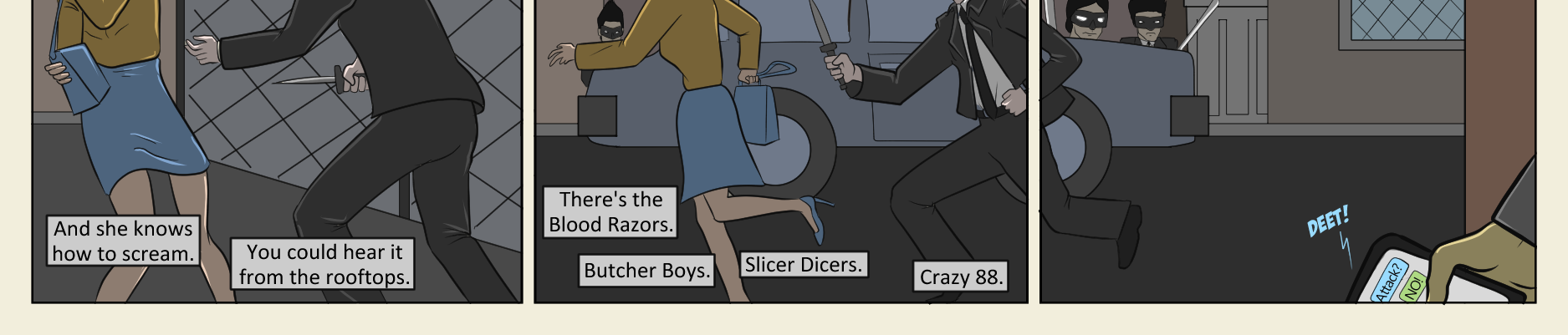 Kickman - Episode 24, Page 9: 24 Psyops