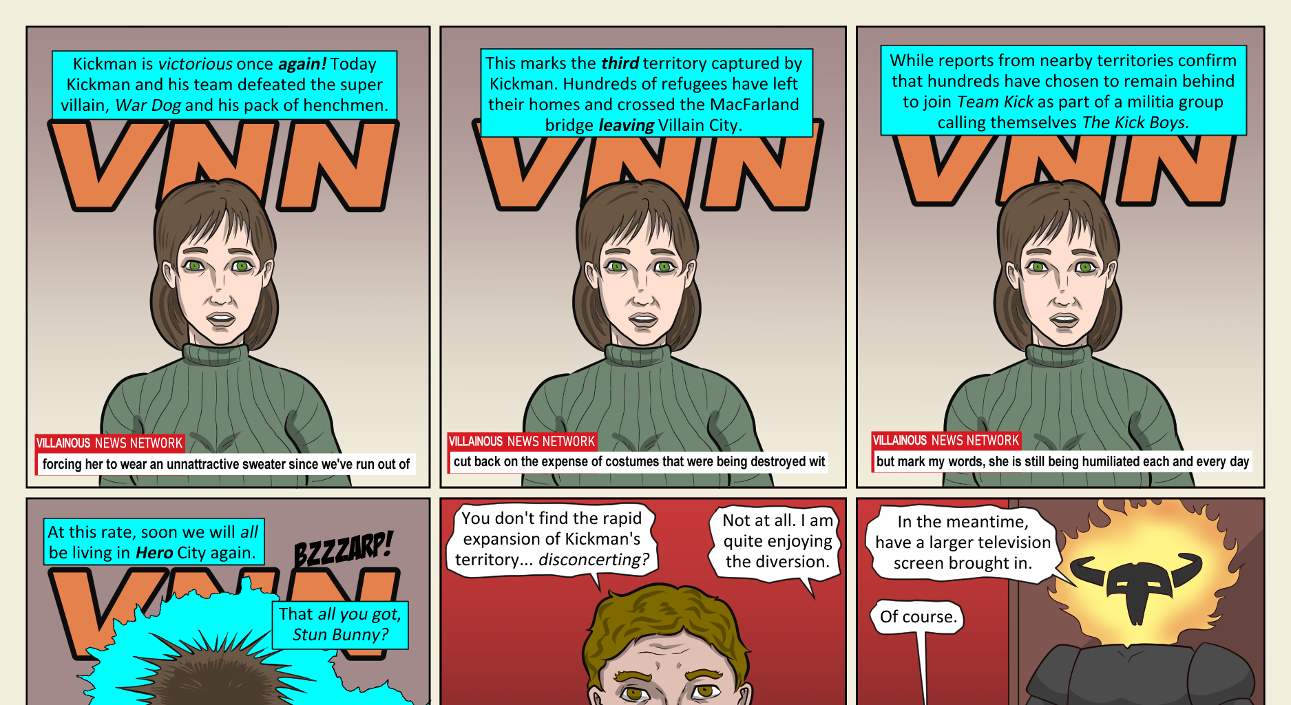 Kickman - Episode 26, Page 1: 26 Counterintelligence