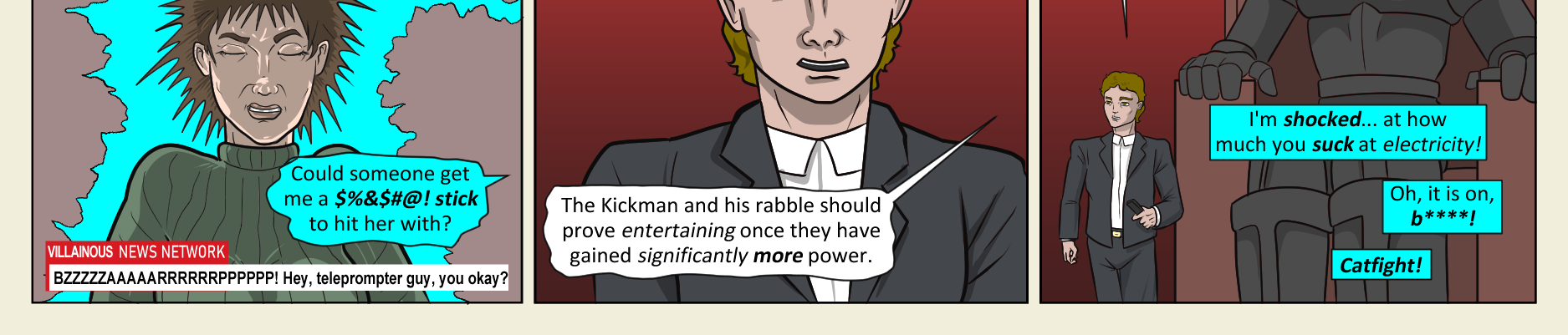 Kickman - Episode 26, Page 1: 26 Counterintelligence