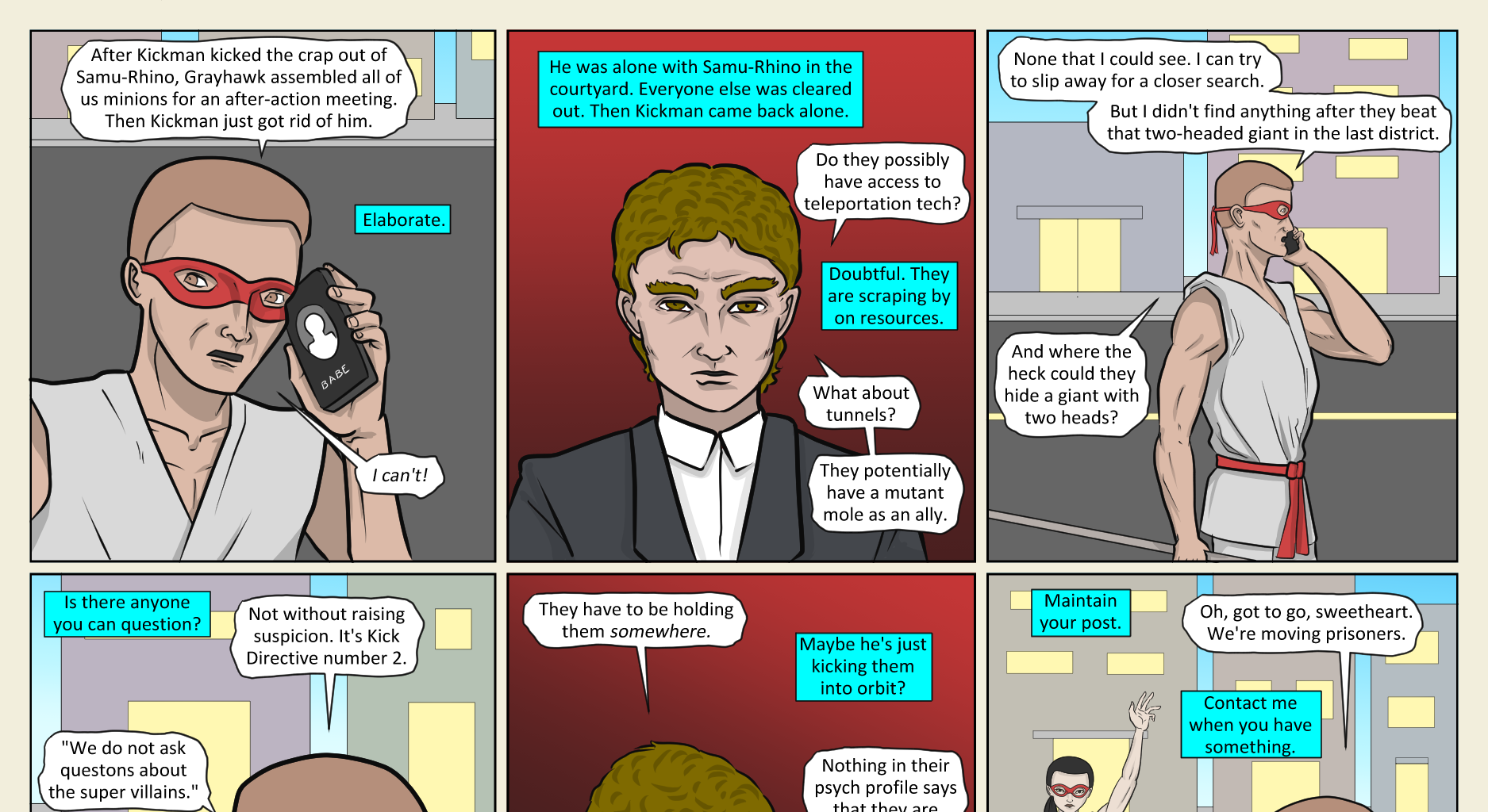 Kickman - Episode 26, Page 5: 26 Counterintelligence