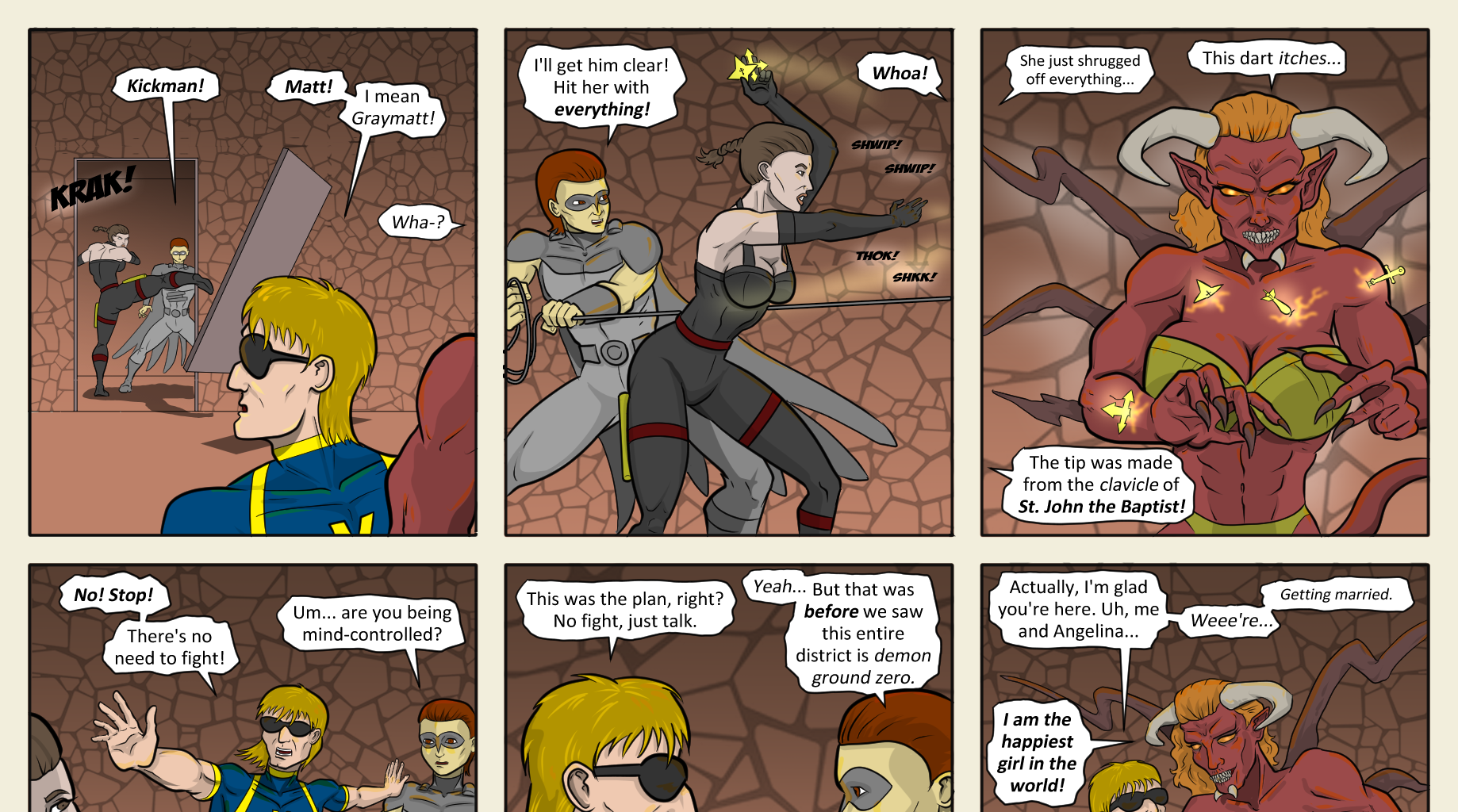Kickman - Episode 27, Page 16: 27 Infernal Affairs