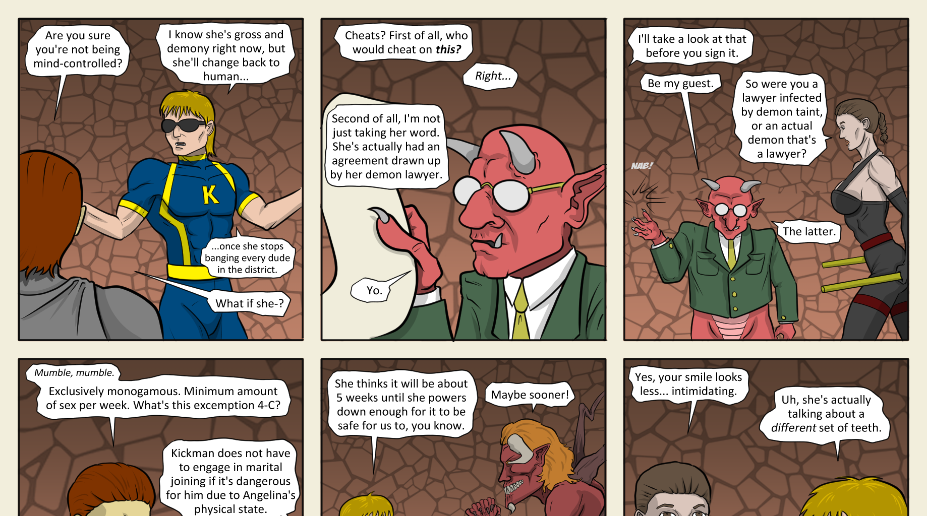 Kickman - Episode 27, Page 17: 27 Infernal Affairs
