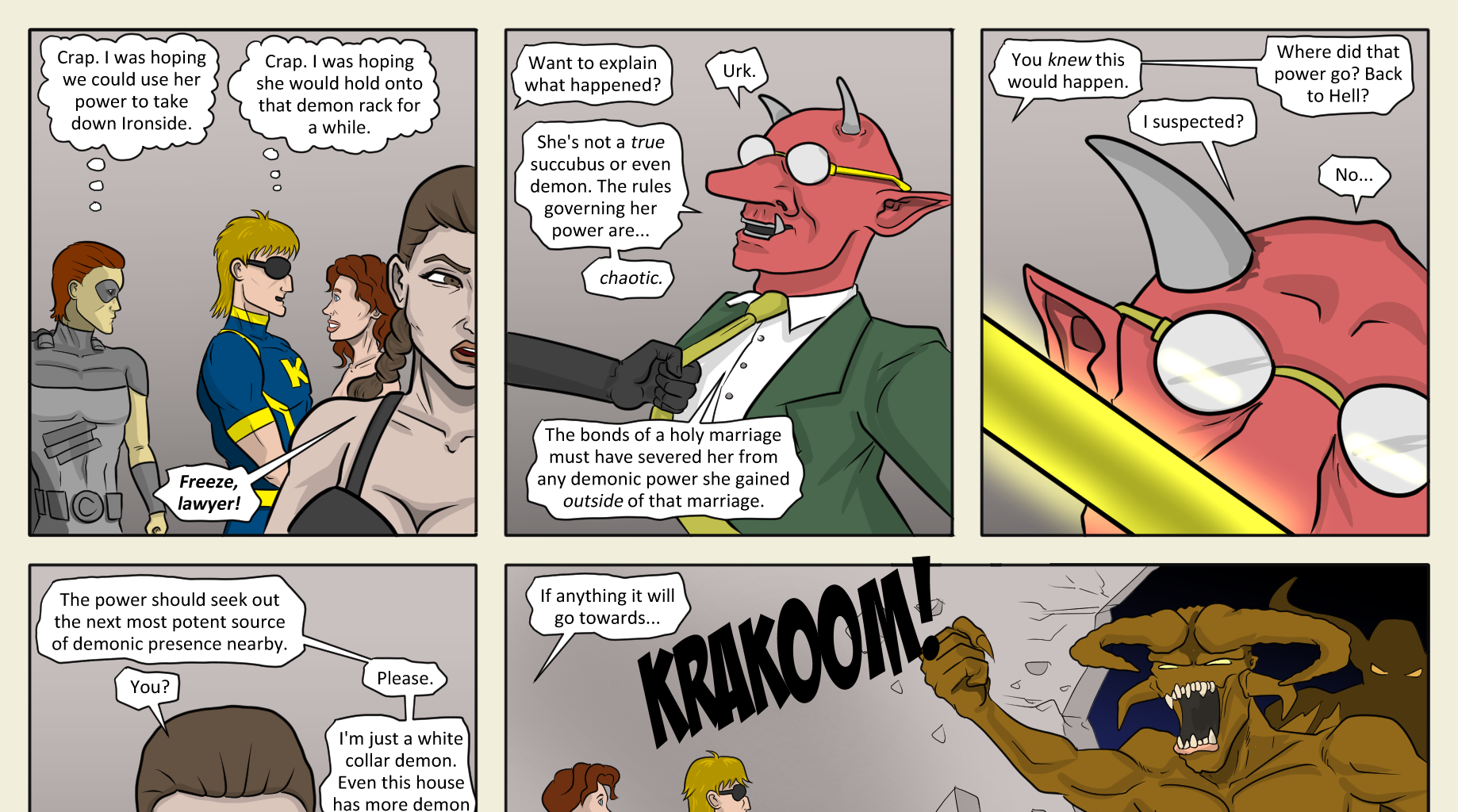 Kickman - Episode 27, Page 20: 27 Infernal Affairs