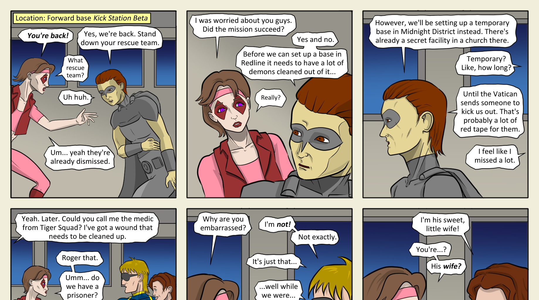 Kickman - Episode 28, Page 1: 28 Lewd Interlude