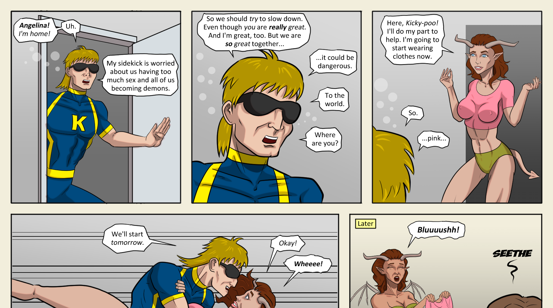 Kickman - Episode 28, Page 9: 28 Lewd Interlude