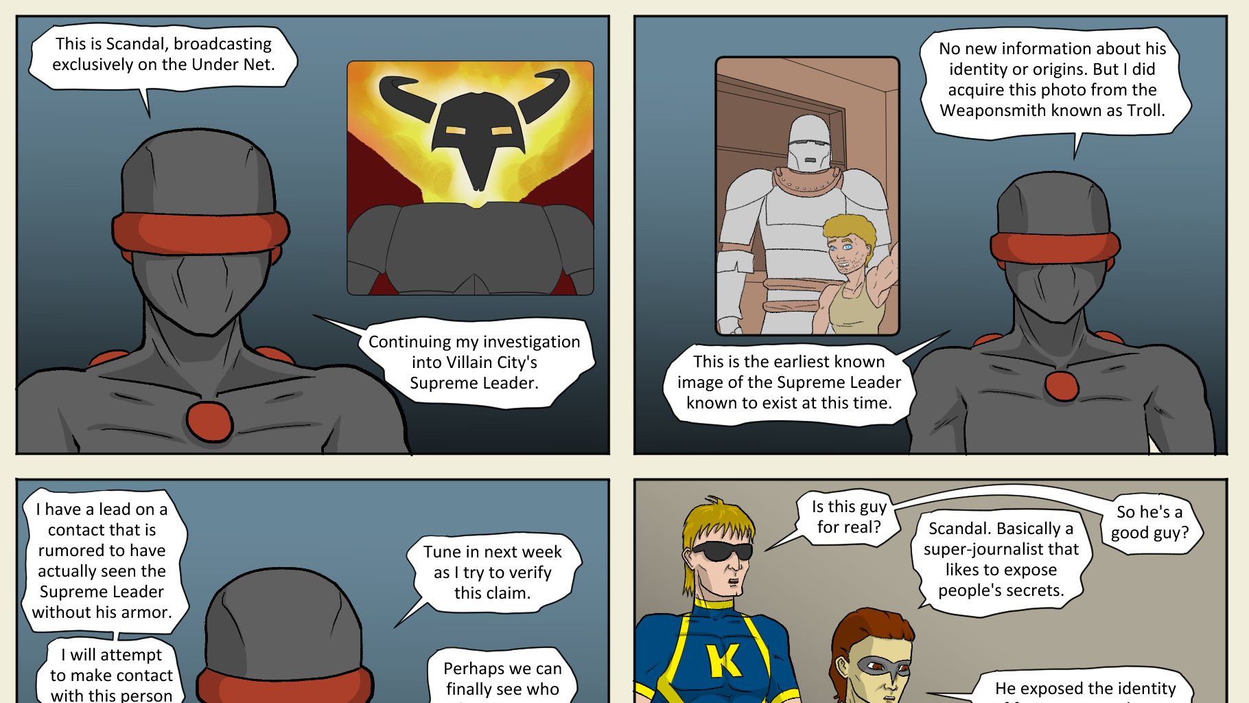 Kickman - Episode 29, Page 4: 29 Skuttlebutt