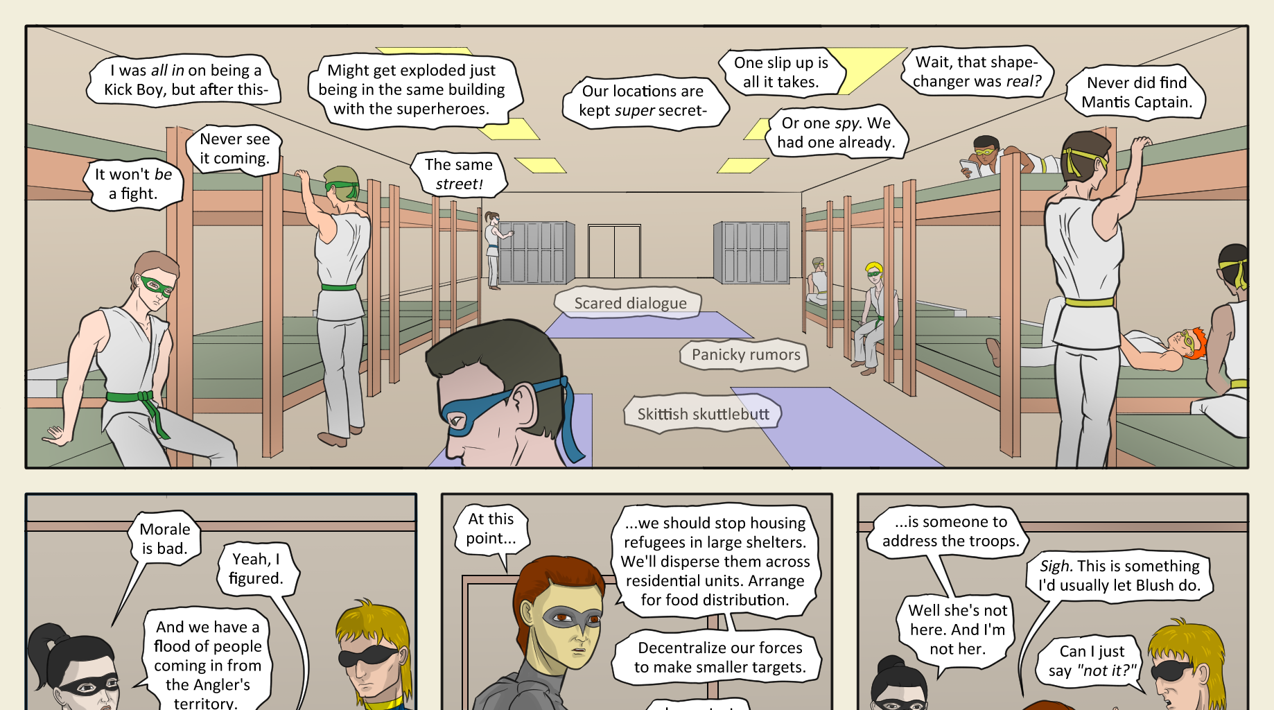 Kickman - Episode 29, Page 14: 29 Skuttlebutt