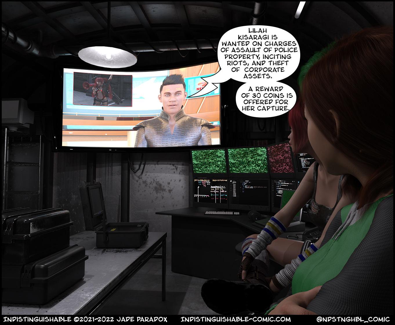 Indistinguishable - Episode 58, Page 9: Indistinguishable Sidecut – Lilah & Ramaja