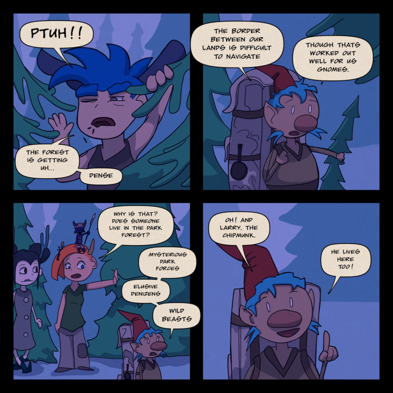 Briargate - Episode 38, Page 1: Larry the Chipmunk