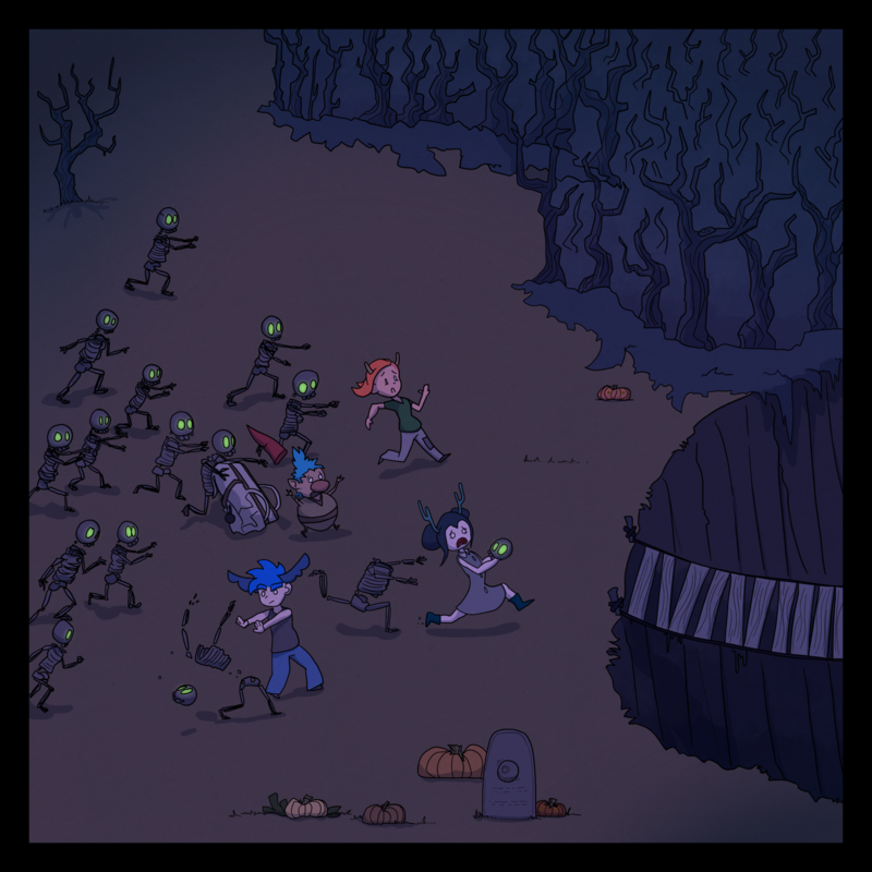 Briargate - Episode 41, Page 1: Just Past Those Skeletons