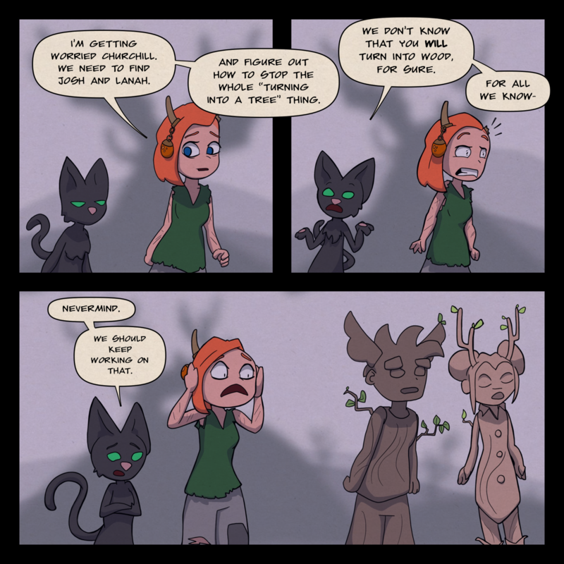 Briargate - Episode 71, Page 1: Turning into a Tree Thing