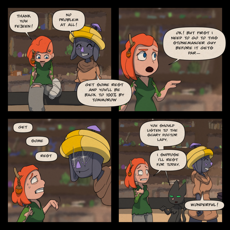 Briargate - Episode 92, Page 1: Rest Up