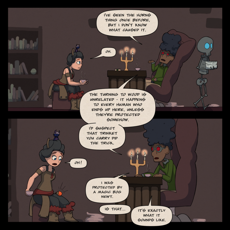 Briargate - Episode 100, Page 1: Magic Bog Newt