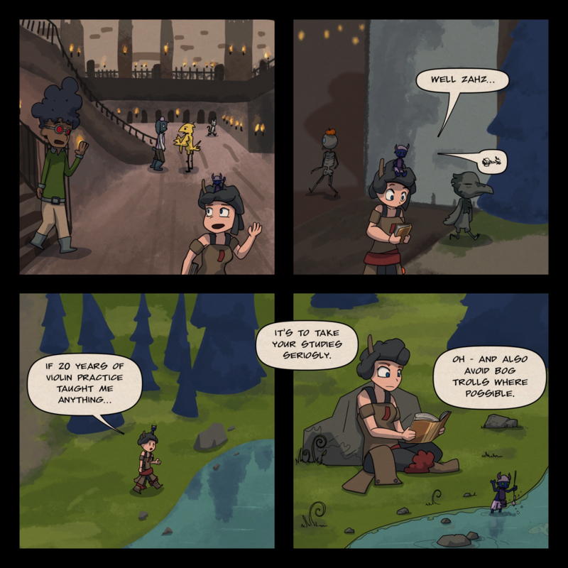 Briargate - Episode 105, Page 1: Studies
