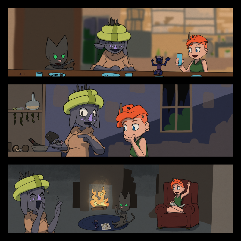 Briargate - Episode 108, Page 1: Evening Studies