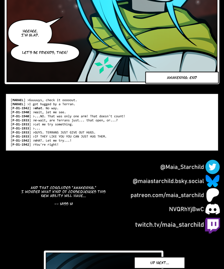 Cendaran: Marael - Episode 27, Page 1: Family and Friendship