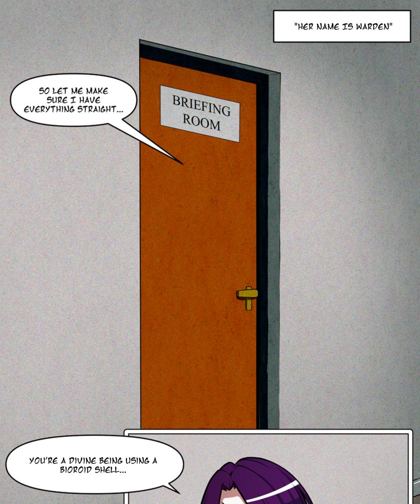 Cendaran: Marael - Episode 33, Page 1: Resilience 2: "Her Name is Warden."