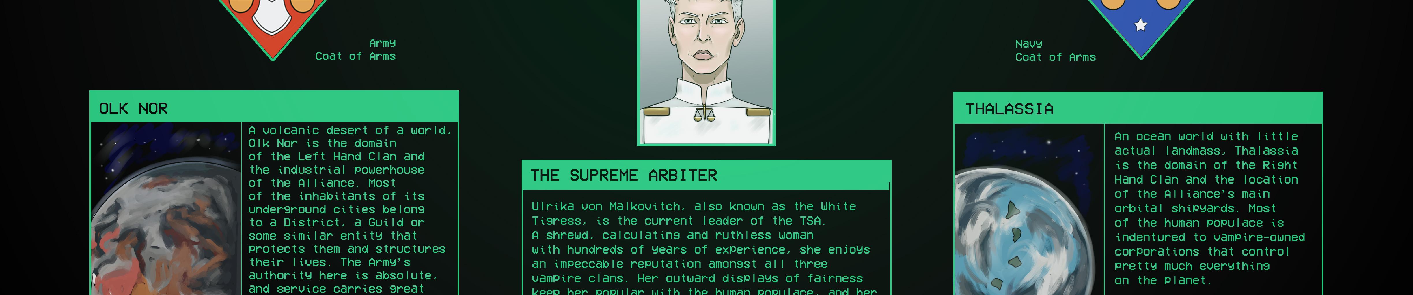 Crimson Stars: Chains of Command - Episode 95, Page 1: Infopad - The Three Stars Alliance