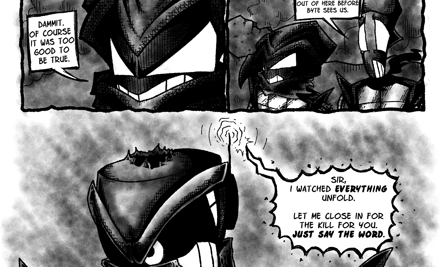 Bytemind - Episode 55, Page 1: Bytemind | Issue 1: Downsized | Page 57