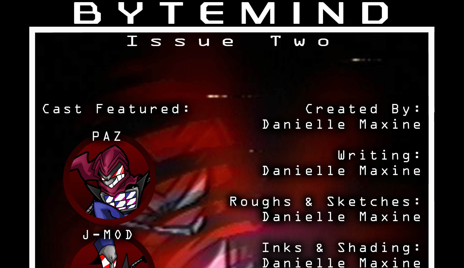 Bytemind - Episode 59, Page 1: Bytemind | Issue 2: Enter Nickeleye | Credits | Page 2