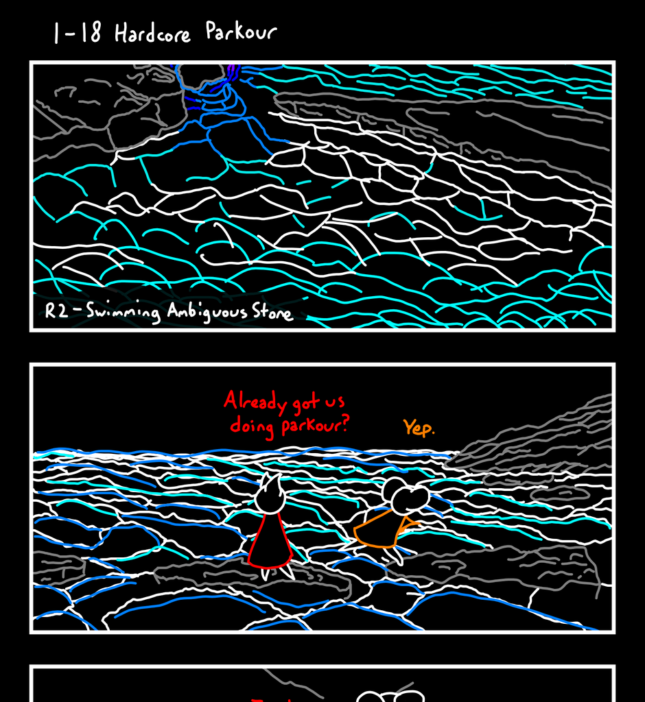 Cosmic Connect - Episode 19, Page 1: 1-18 Hardcore Parkour