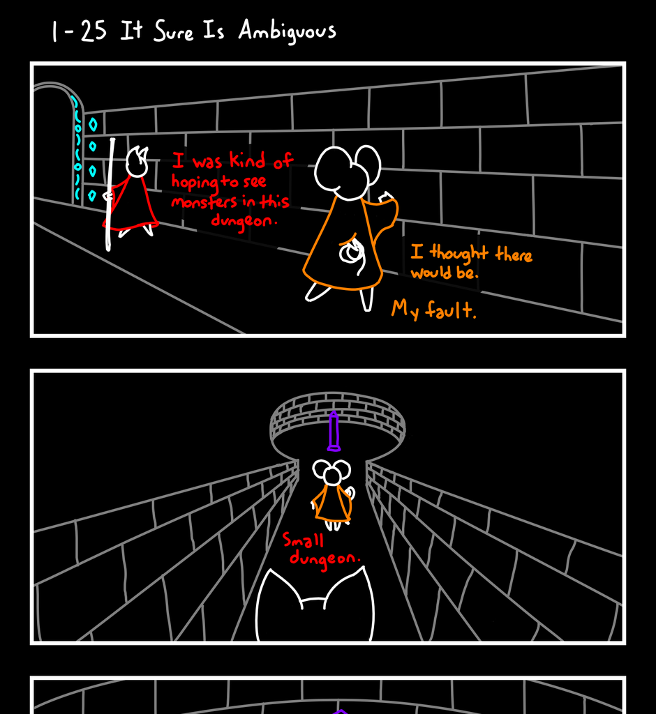 Cosmic Connect - Episode 26, Page 1: 1-25 It Sure Is Ambiguous