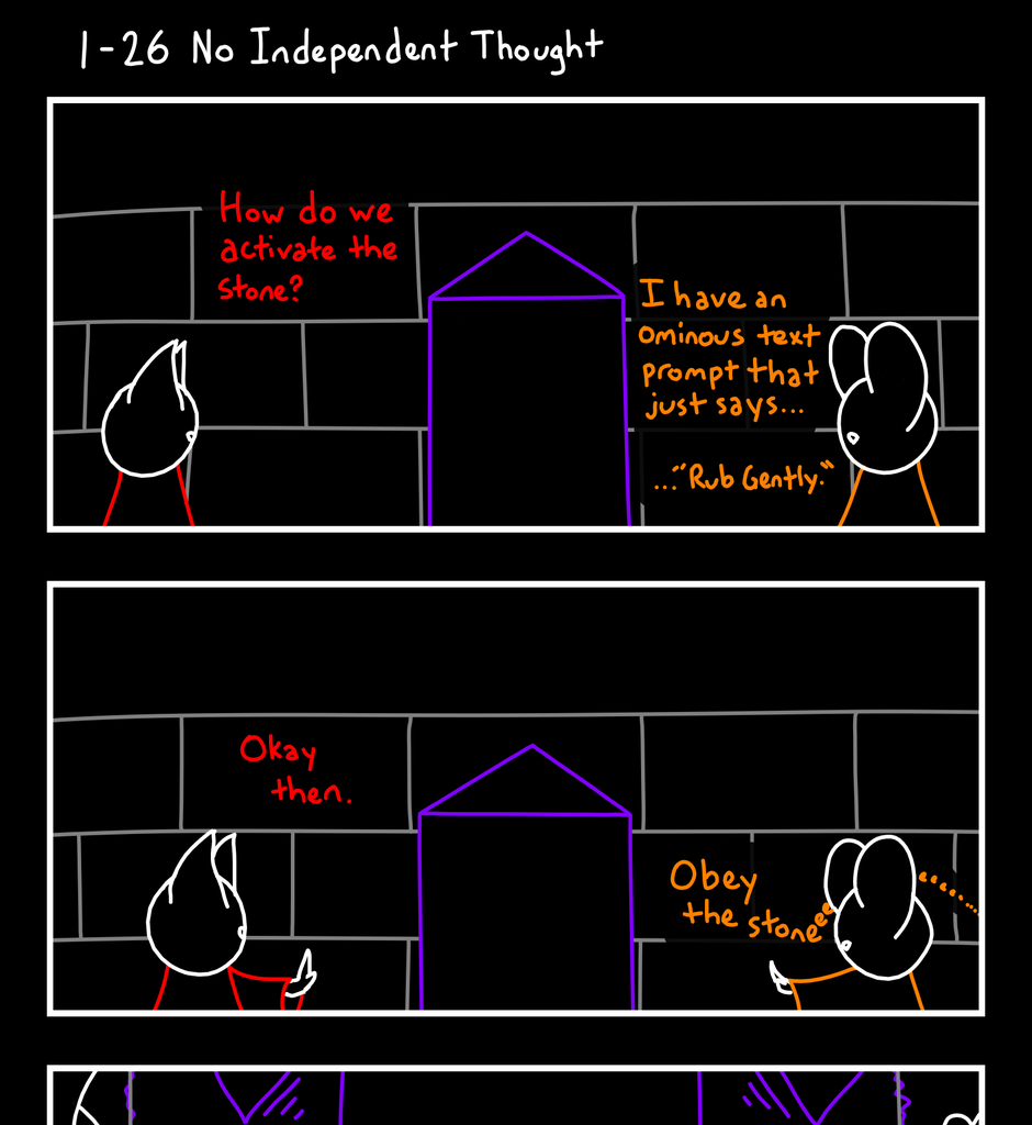 Cosmic Connect - Episode 27, Page 1: 1-26 No Independent Thought