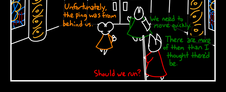 Cosmic Connect - Episode 39, Page 1: 2-8 Insert Ambush Pun