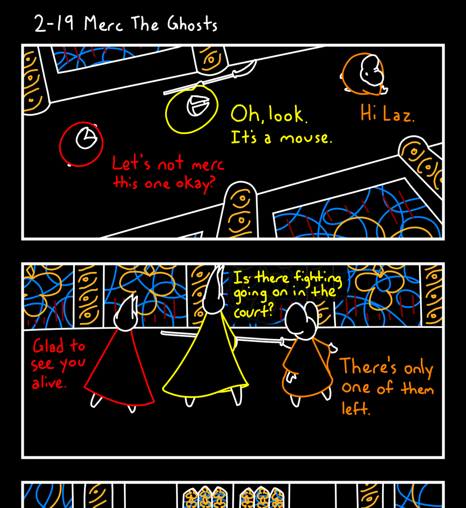 Cosmic Connect - Episode 50, Page 1: 2-19 Merc The Ghosts