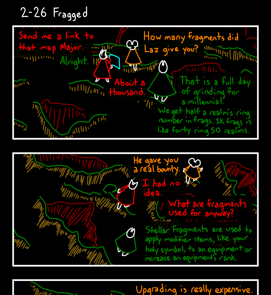 Cosmic Connect - Episode 57, Page 1: 2-26 Fragged