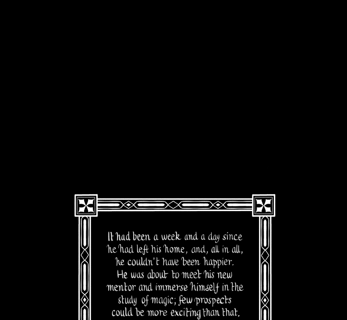 The Gifts of Darkness - Episode 1, Page 4: Chapter 1: The letter, the tower, and the sorcerer