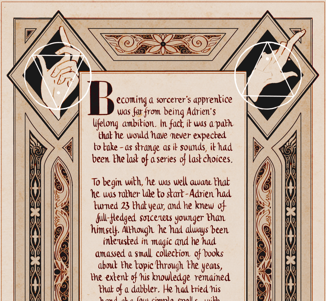 The Gifts of Darkness - Episode 1, Page 5: Chapter 1: The letter, the tower, and the sorcerer