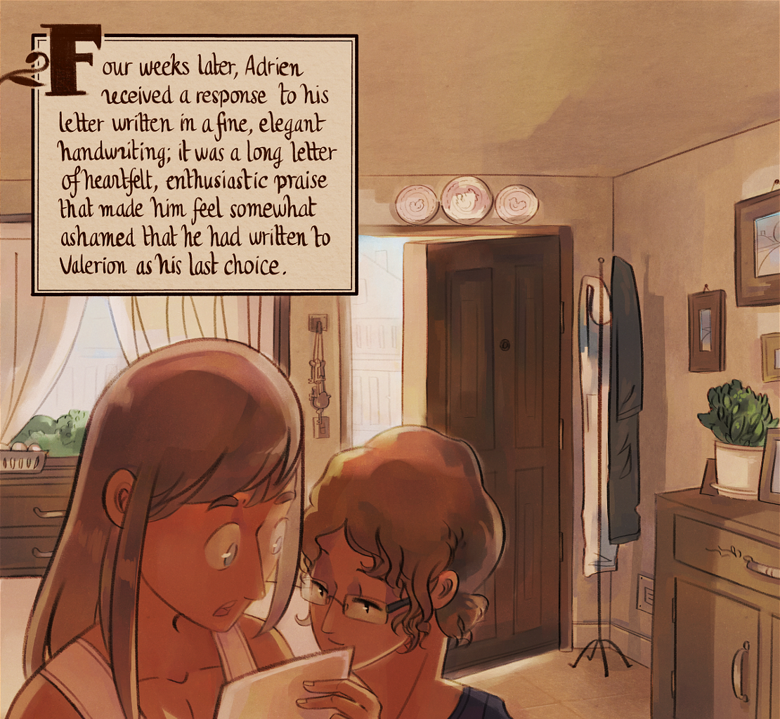 The Gifts of Darkness - Episode 1, Page 7: Chapter 1: The letter, the tower, and the sorcerer