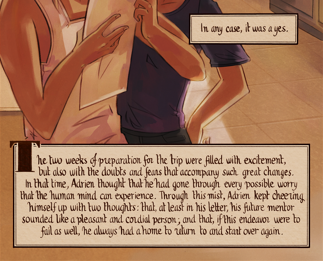 The Gifts of Darkness - Episode 1, Page 7: Chapter 1: The letter, the tower, and the sorcerer