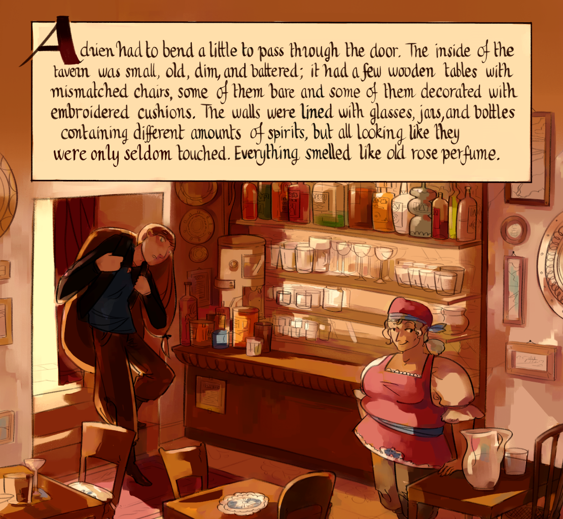 The Gifts of Darkness - Episode 1, Page 12: Chapter 1: The letter, the tower, and the sorcerer