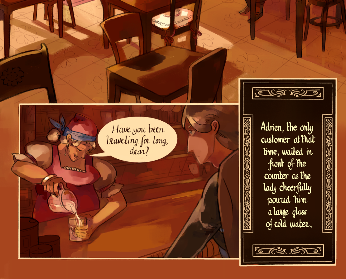 The Gifts of Darkness - Episode 1, Page 12: Chapter 1: The letter, the tower, and the sorcerer
