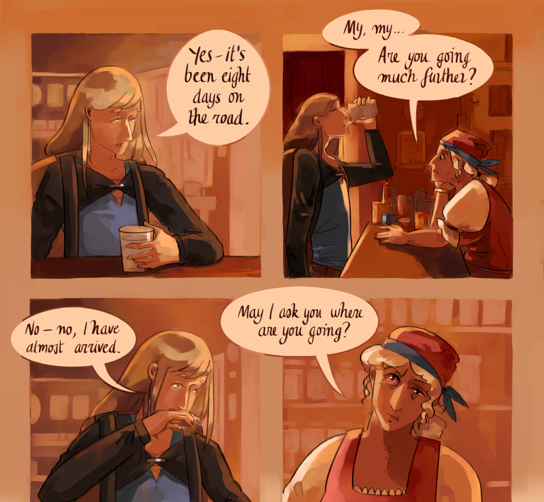 The Gifts of Darkness - Episode 1, Page 13: Chapter 1: The letter, the tower, and the sorcerer