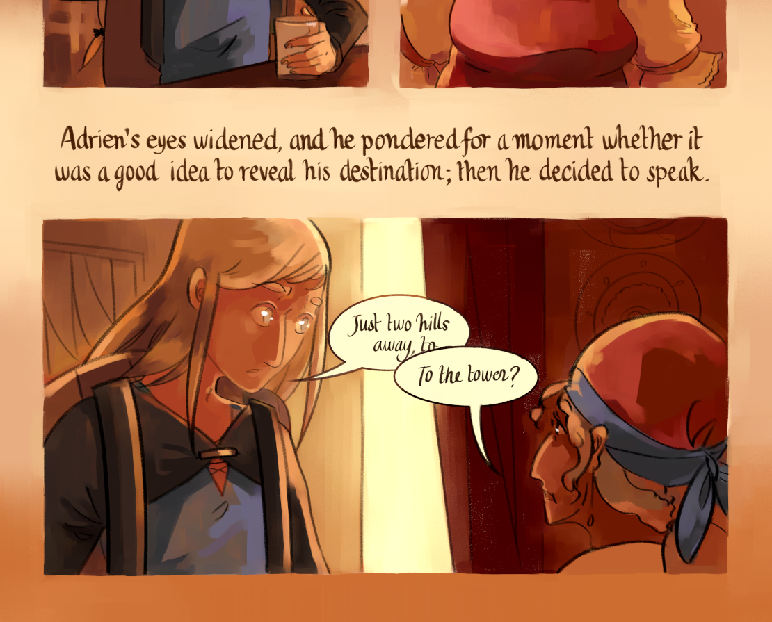 The Gifts of Darkness - Episode 1, Page 13: Chapter 1: The letter, the tower, and the sorcerer