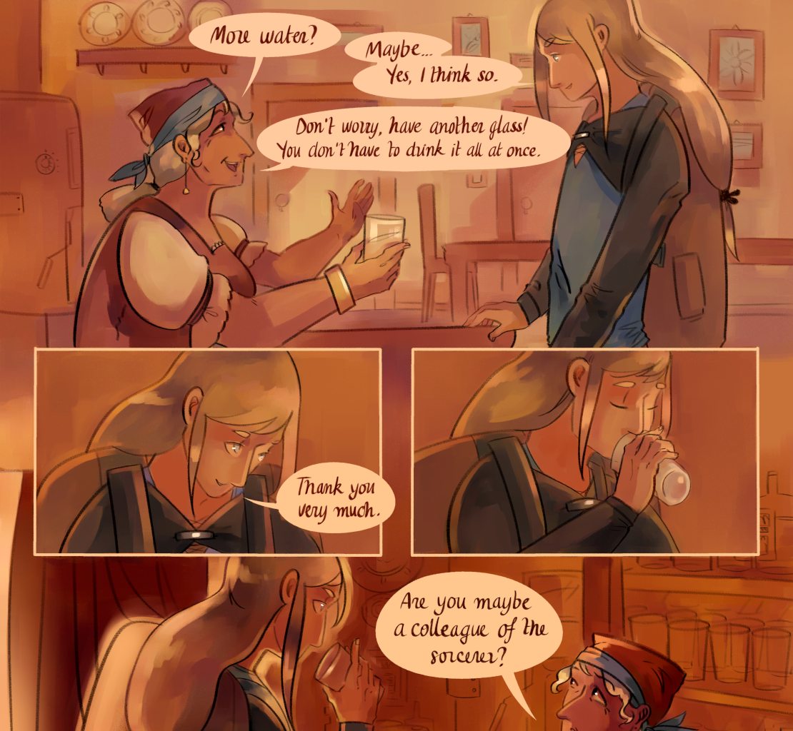 The Gifts of Darkness - Episode 1, Page 17: Chapter 1: The letter, the tower, and the sorcerer