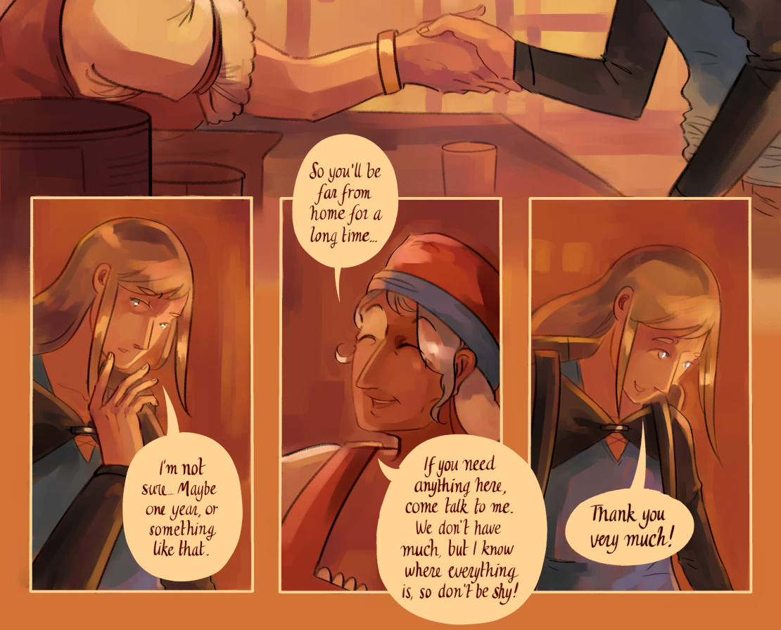 The Gifts of Darkness - Episode 1, Page 18: Chapter 1: The letter, the tower, and the sorcerer