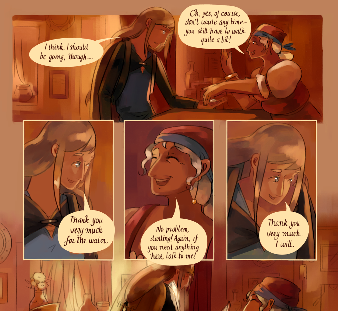 The Gifts of Darkness - Episode 1, Page 19: Chapter 1: The letter, the tower, and the sorcerer