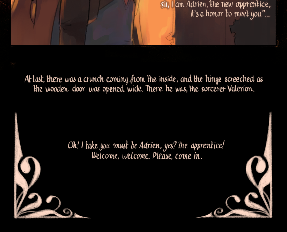 The Gifts of Darkness - Episode 1, Page 21: Chapter 1: The letter, the tower, and the sorcerer