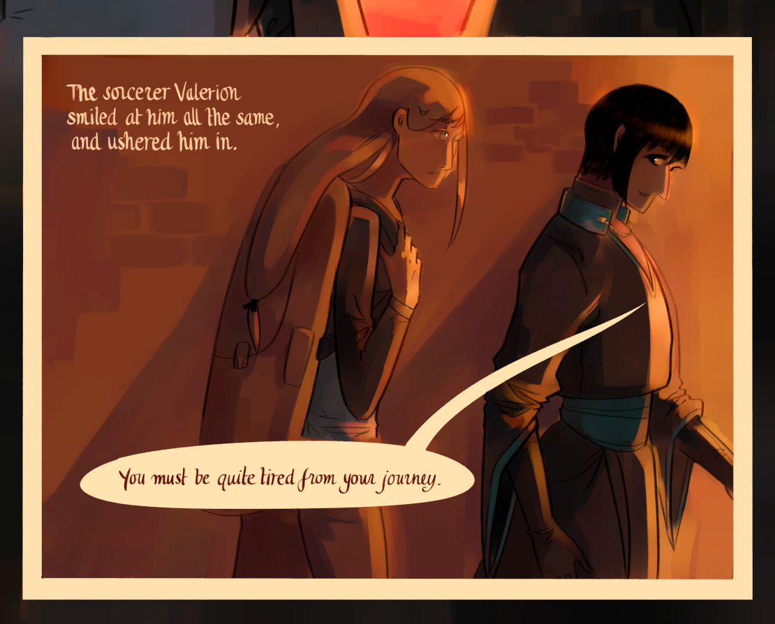 The Gifts of Darkness - Episode 1, Page 23: Chapter 1: The letter, the tower, and the sorcerer