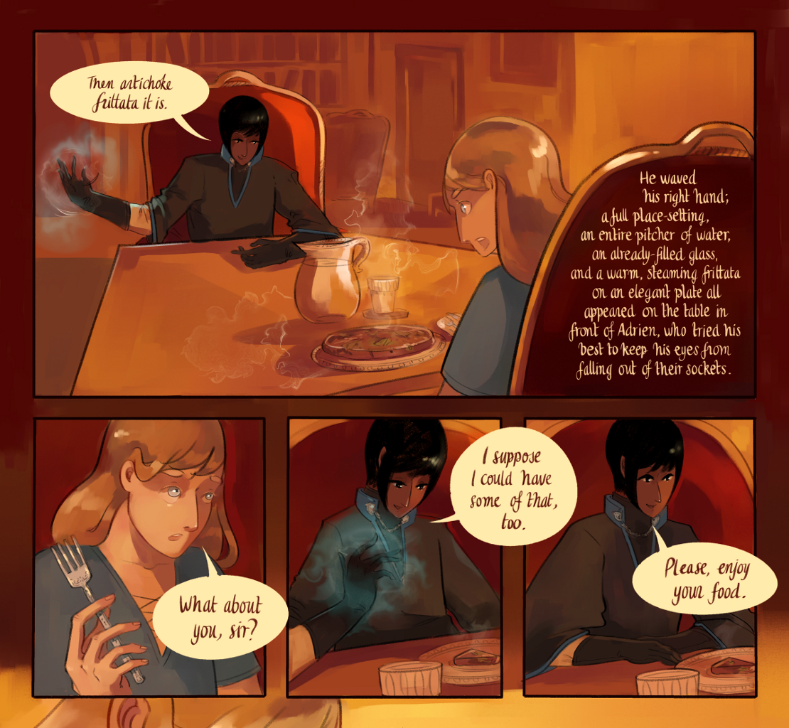 The Gifts of Darkness - Episode 1, Page 26: Chapter 1: The letter, the tower, and the sorcerer